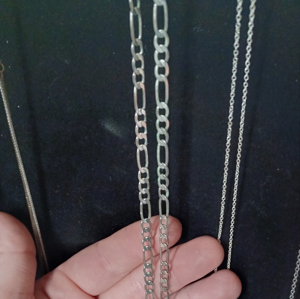 925 silver choker necklace